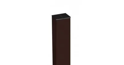 Для забора  62x55x1,4x2500 с отверстиями и заглушкой (5 отверстий) Для забора  62x55x1,4x2500 с отверстиями и заглушкой (5 отверстий)