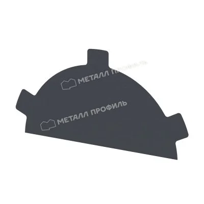 Заглушка конька круглого простая Металл Профиль Puretan 0,5 Заглушка конька круглого простая Металл Профиль Puretan 0,5