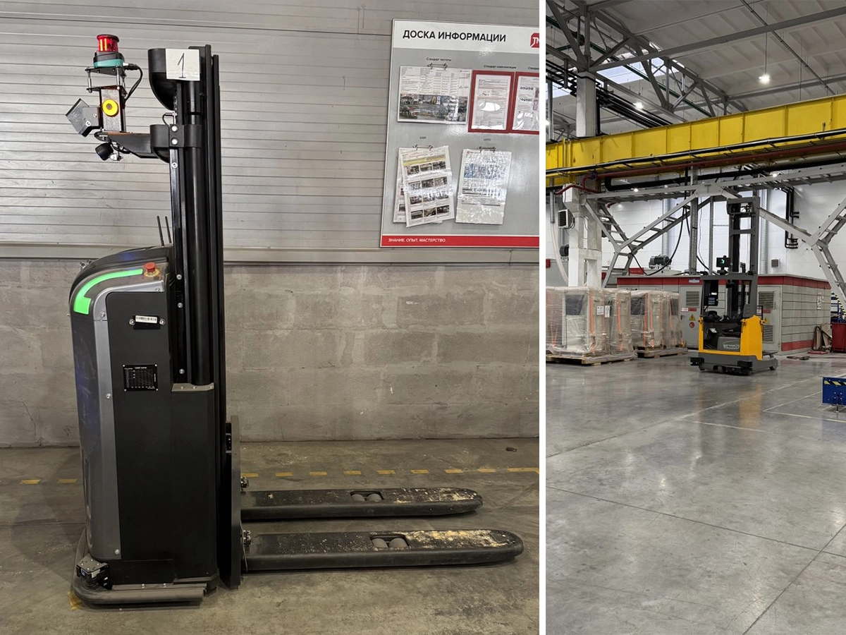 Беспилотный погрузчик