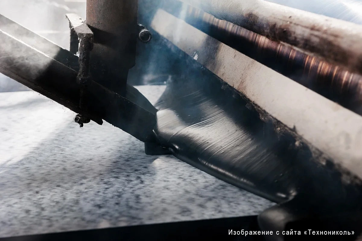 Пропитка стеклохолста битумом