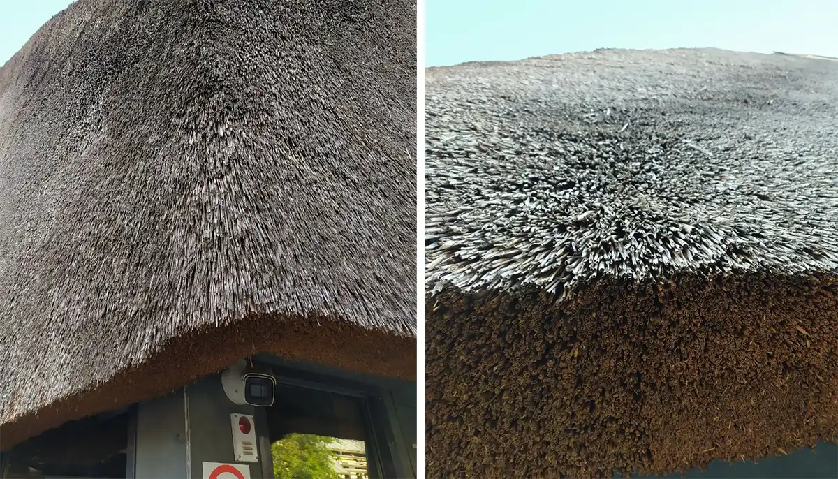 Натуральная кровля из соломы