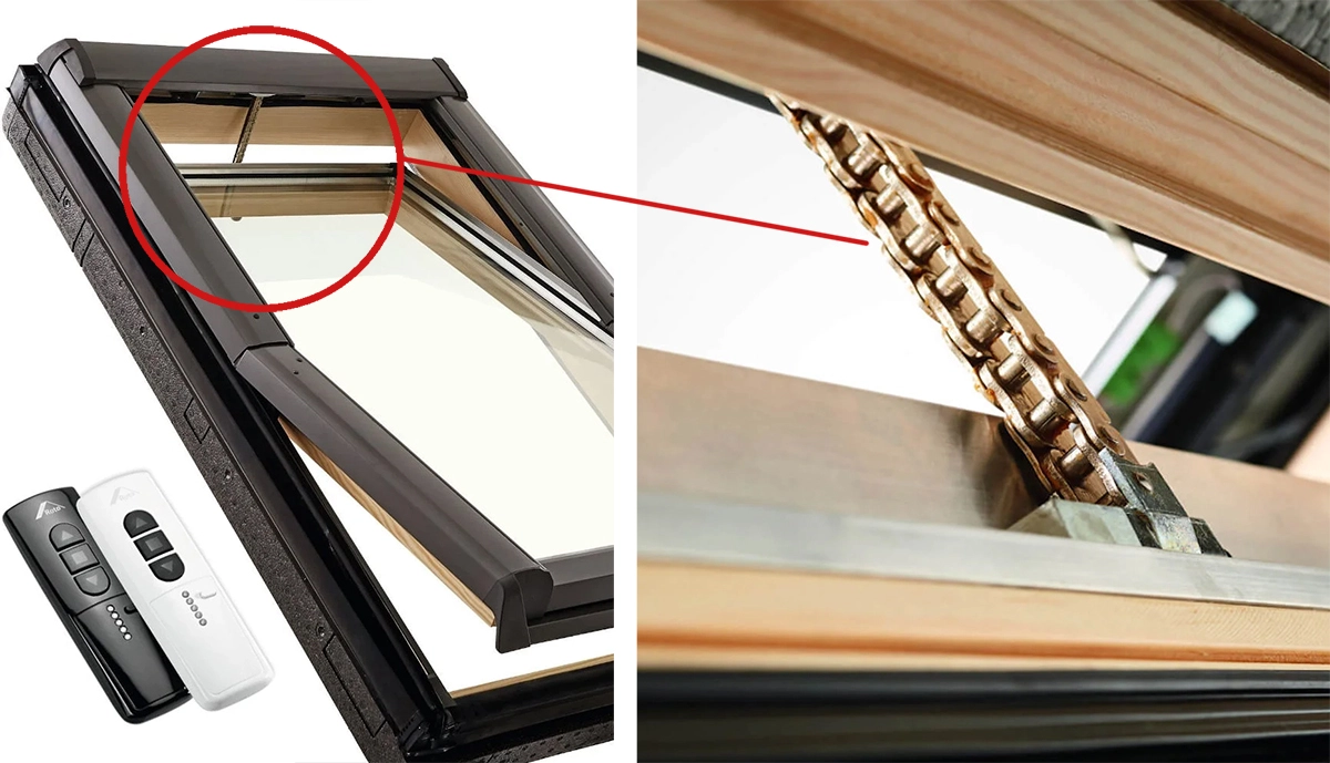 Электрический цепной привод