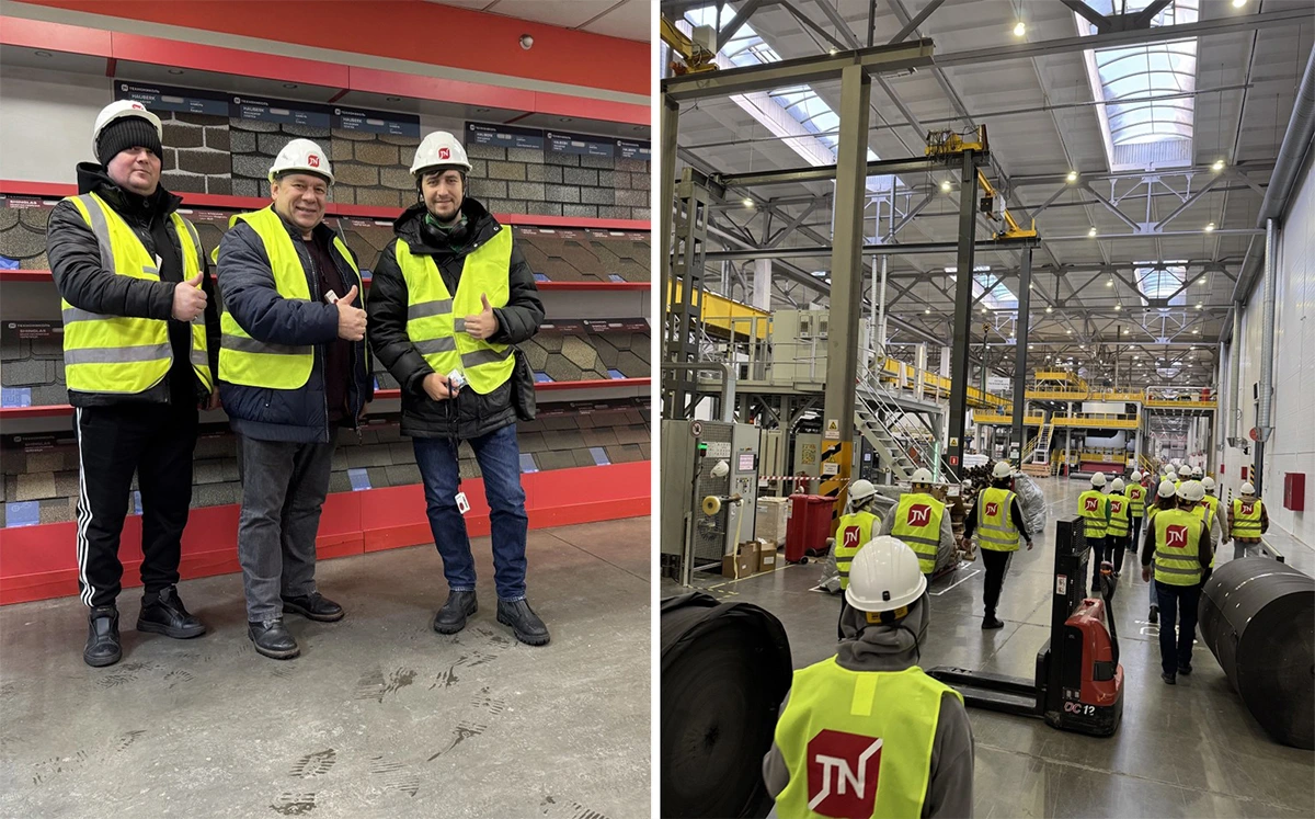 Посещение производства Технониколь