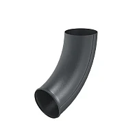 Колено стока (отвод трубы) d-90 мм Аквасистем Премиум PU Matt 0,6 RAL 7024