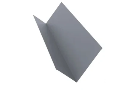 Планка примыкания для кровли Grand Line 150x250 0,5 Satin цвет RAL 9006