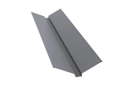 Планка ендовы верхней Grand Line 115x30x115 0,5 Satin цвет RAL 7004