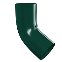 Колено трубы d-100 мм 60 гр Металл Профиль FORAMINA PUR Purman двухсторонний 0,6 RAL 6005