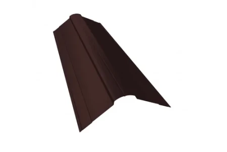 Планка конька фигурного Grand Line 100x100 0,5 Pural Matt цвет RR 887