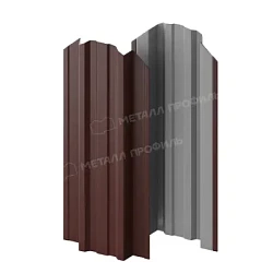 Штакетник Металл Профиль Прямоугольный Trapeze Norman 0,5 фигурный