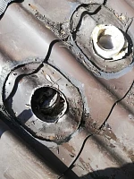 Кровельные проходки до монтажа окна Fakro PTP-U3 ПВХ 78x140, герметизация