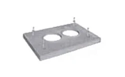 Покровные плиты Schiedel Uni Покровная плита под отделку  (2 см) для двухходового дымохода без вентканала