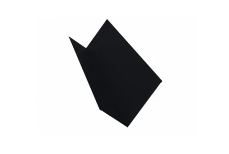 Планка примыкания для кровли Grand Line 150x250 0,45 Drap цвет RAL 9005