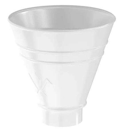 Воронка водосборная круглая для трубы d-90 мм Aquasystem Premium Pural 0,6 RAL 9003