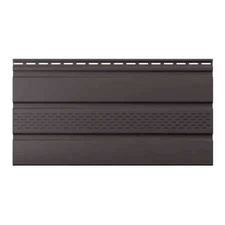 Виниловый софит Технониколь с частичной перфорацией пекан