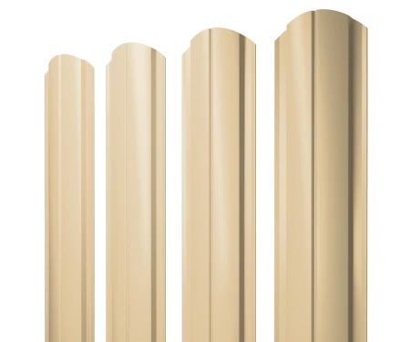 Полукруглый Slim Drap 0,45 RAL 1014 фигурный