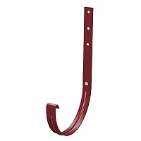 Крюк желоба усиленный d-185x300 мм Металл Профиль Проект 3,0 RAL 3011
