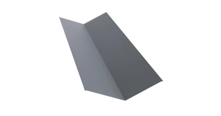 Планка ендовы верхняя простая Металл Профиль 145x145x2000 0,45 Полиэстер цвет RAL 9006