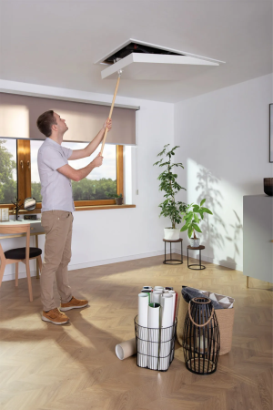 Чердачная люк-лестница Fakro LMT супертеплоизоляционная   фото