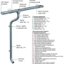 Комплект металлического водостока Аквасистем Премиум d-125x90 мм 6 м/3 м Оцинкованный   фото
