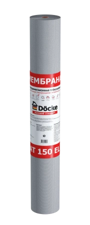 Супердиффузионная мембрана Döcke АT 150 EL трехслойная универсальная с клеевой полосой Супердиффузионная мембрана Döcke АT 150 EL трехслойная универсальная с клеевой полосой