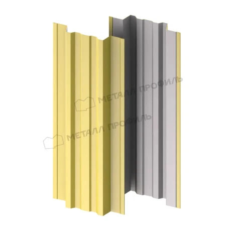 Прямоугольный Trapeze Полиэстер 0,45 RAL 1018 прямой