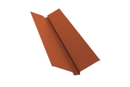 Планка ендовы верхней Grand Line 115x30x115 0,5 Satin Matt цвет RAL 8004