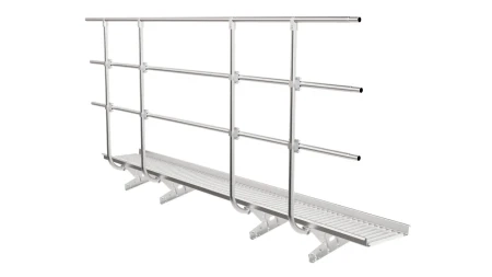 с ограждением для фальцевой кровли 3 м Оцинкованный 