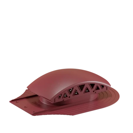 Кровельный вентиль (черепаха) для мягкой кровли при монтаже Viotto цвет красный (RAL 3005)