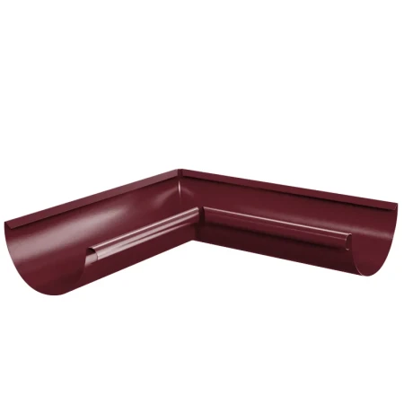 Угол желоба внутренний d-150 мм 90 гр Металл Профиль FORAMINA PUR Purman двухсторонний 0,6 RAL 3005