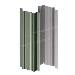 Штакетник Металл Профиль Прямоугольный Lane Purman 0,5 прямой