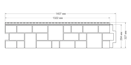 Пластиковая фасадная панель Grand Line ЯФАСАД Екатерининский камень   фото