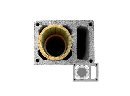 Комплект Schiedel Uni 0.33 пм для одноходового дымохода с вентканалом Ø-300L мм