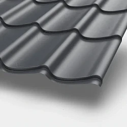 Волнистый лист Металл Профиль Ламонтерра-X (Супермонтеррей) Полиэстер 0,45