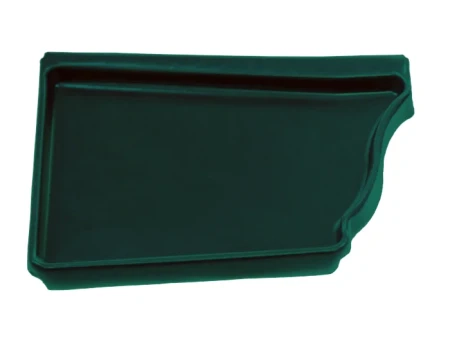 Заглушка желоба левая Grand Line Vortex Полиэстер 0,6 RAL 6005