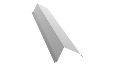 Планка торцевая Grand Line 142x100 0,45 Полиэстер с пленкой цвет RAL 9003