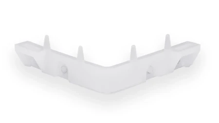 Стартовый элемент для угла фасадной панели Grand Line Classic (белый)