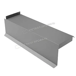 Планка сегментная торцевая левая Металл Профиль 400 мм Puretan 0,5