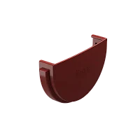Заглушка желоба d-120 мм ПВХ Döcke Standard красная RAL 3005