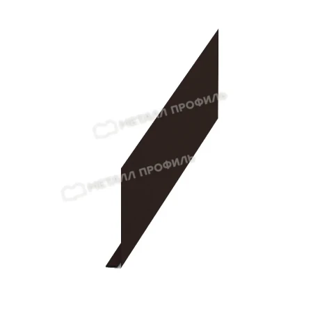Планка карнизного свеса Металл Профиль 200x30x2000 Viking 0,45 цвет RAL 8017 Планка карнизного свеса Металл Профиль 200x30x2000 Viking 0,45 цвет RAL 8017
