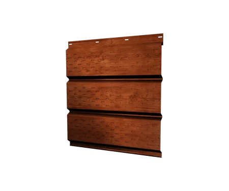 Металлический софит Grand Line Print Premium 0,45 с полной перфорацией Rowan