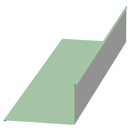 Планка примыкания верхняя Металл Профиль 250x147x2000 0,5 Norman цвет RAL 6019