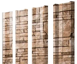 Штакетник Grand Line М-образный Colority 0,45 Print прямой