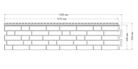 Пластиковая фасадная панель Grand Line ЯФАСАД Демидовский кирпич   фото