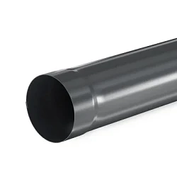 Труба круглая водосточная d-90 мм 1 м Aquasystem Comfort Полиэстер 0,55