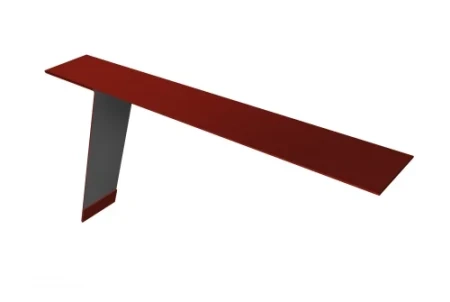 Планка карнизная фальц Grand Line 130x80 0,5 Velur цвет RAL 3009