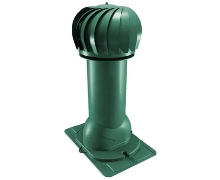 утепленная с универсальным проходным элементом 125 мм Ral 6005