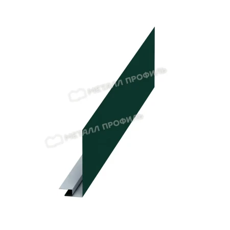 Планка карнизного свеса сложная Металл Профиль 250x50x2000 0,5 Norman цвет RAL 6005