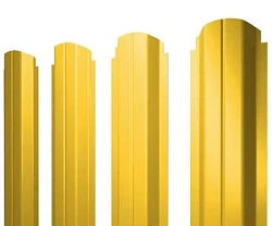 Штакетник Grand Line П-образный Satin 0,5 фигурный