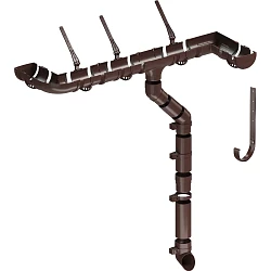 Пластиковые водостоки   фото Пластиковые водостоки   фото