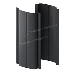 Штакетник Металл Профиль Круглый Ellipse Полиэстер двухсторонний 0,45